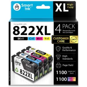 Smart Ink Remanufactured Ink Cartridge 4-pack for premium printing. Imported quality available at Curat Cart. High yield, 1100 pages.