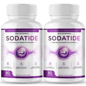 Sodatide Capsules Probiotic Supplement, premium import for metabolic and digestive support, available at Curat Cart.