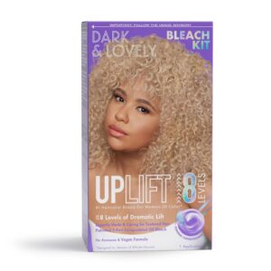 SoftSheen-Carson Uplift Bleaching Kit offers 8 levels of dramatic lift. A premium import available at Curat Cart for vibrant results.
