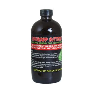 Premium imported Soursop Bitters, a natural remedy with 21 herbs for wellness, available at Curat Cart. Perfect for digestive support.