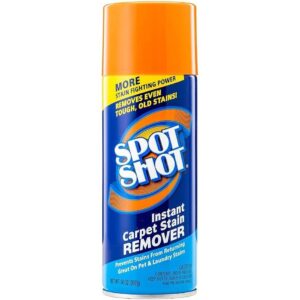 100% Genuine Spot Shot Instant Carpet Stain Remover prevents tough stains from returning, ideal for pet messes.