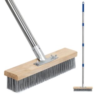 Premium imported stainless steel deck scrub brush from Curat Cart, designed for effective cleaning and durability.