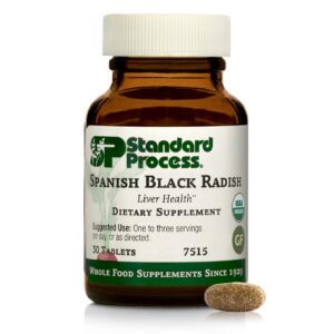 Discover the premium imported Standard Process Spanish Black Radish for liver health at Curat Cart. Whole food supplement since 1929.