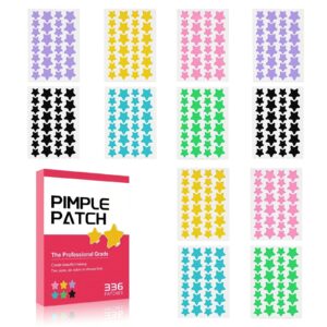 Premium imported Star Pimple Patches from Curat Cart, featuring colorful star designs for effective blemish treatment.