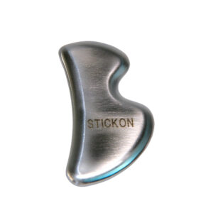 Enhance your skincare routine with the STICKON Stainless Steel Gua Sha Tool, a premium import available at Curat Cart.