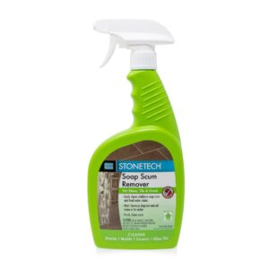 StoneTech Soap Scum Remover, a premium import for effective cleaning of stone, tile, and grout, available at Curat Cart.