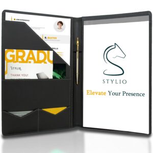 Discover the STYLIO Padfolio Organizer, an authentic and stylish binder to elevate your professional presence.