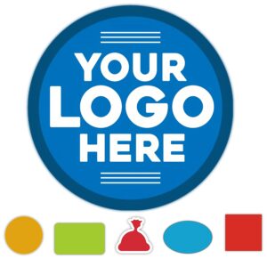 Explore premium imported custom waterproof vinyl stickers showcasing vibrant colors and versatile shapes at Curat Cart.
