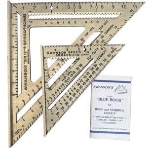 Discover the SWANSON Speed Square Value Pack, featuring a genuine speed square and instructional blue book for precision layouts.
