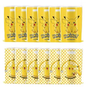 Premium imported cute party gift bags featuring Pikachu, perfect for celebrations. Available at Curat Cart.