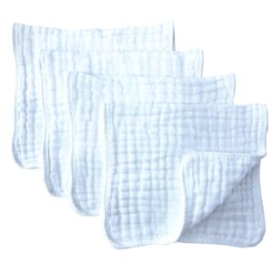 Synrroe Muslin Burp Cloths offer premium imported quality for effortless feeding clean-up. Available at Curat Cart.