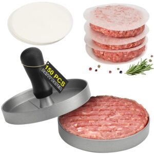 Create perfect burgers with the TACGEA Burger Press Patty Maker, a premium import available at Curat Cart. Ideal for grilling enthusiasts.