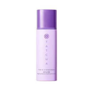 Discover TATCHA Silk Sunscreen Broad Spectrum SPF 50, a premium import providing luxurious sun protection. Available at Curat Cart.