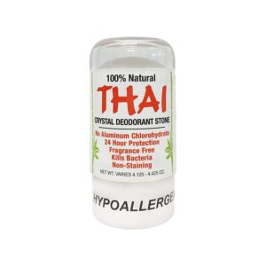 Discover the premium imported Thai Deodorant Stone Liquid, offering 24-hour protection and fragrance-free freshness at Curat Cart.
