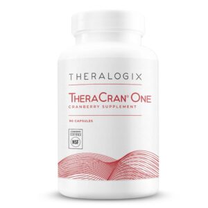 Authentic Theralogix TheraCran One, 90 capsules of high-quality cranberry supplement for wellness.