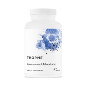 Thorne Glucosamine Chondroitin Sulfate, a premium imported dietary supplement for joint health, available at Curat Cart.