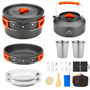 Discover the THTYBROS Camping Cookware Mess Kit, a premium imported choice for outdoor enthusiasts, available at Curat Cart.