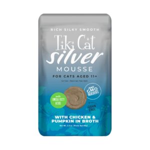 Tiki Cat Chicken Pumpkin Wet Food offers a premium imported option, featuring grain-free ingredients for your cat's health. Available at Curat Cart.