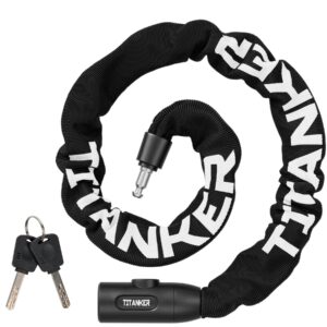 Secure your bicycle with the premium imported Titanker Bicycle Lock Chain, available at Curat Cart, ensuring top-notch protection.