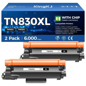 Premium import Brother TN830XL toner cartridge pack from Curat Cart, delivering exceptional quality for compatible printers.