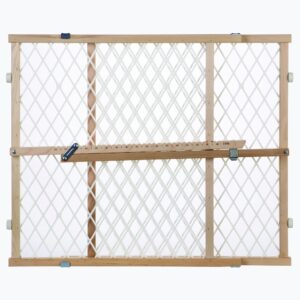 Discover the Toddleroo Diamond Mesh Baby Gate, a premium import from Curat Cart, designed for safety and style in your home.