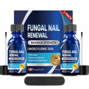Fungal Nail Renewal treatment, premium import from USA, effectively combats toenail fungus and prevents reinfection. Available at Curat Cart.