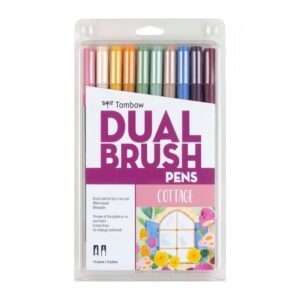 Tombow Dual Brush Pen Markers in premium imported packaging, ideal for artists. Available at Curat Cart.