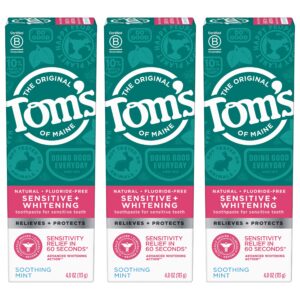 Tom's of Maine Sensitive Toothpaste offers premium imported oral care, delivering soothing mint flavor for sensitive teeth at Curat Cart.