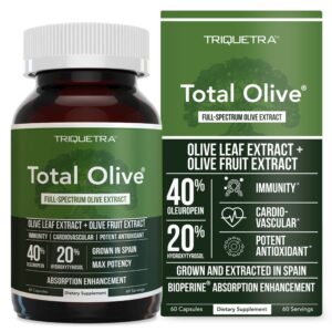 Total Olive Olive Leaf Extract offers premium imported full-spectrum benefits for immunity and cardiovascular health. Available at Curat Cart.
