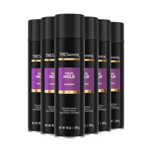 TRESemmé Freeze Hold Hairspray, a premium import, offers professional frizz control for lasting hold. Available at Curat Cart.