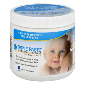 Triple Paste Medicated Ointment, 100% genuine choice for treating and preventing diaper rash. Hypoallergenic and fragrance-free.
