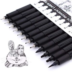 TWOHANDS Art Fineliner Pens Set - Front Packaging With Color Options | Authentic Curat Cart Stock