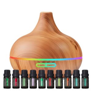 Discover the premium imported Aromatherapy Diffuser & Essential Oil Set from Curat Cart, perfect for a calming atmosphere.