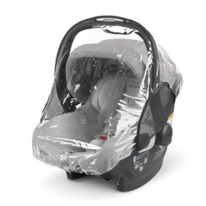UPPAbaby Rain Shield for Car Seats - Front Packaging With Rain Shield | Authentic Curat Cart Stock