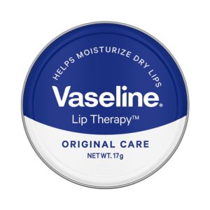 Discover the premium imported Vaseline Lip Tins Original Care, perfect for moisturizing dry lips. Available at Curat Cart.
