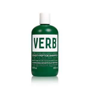 Discover VERB Density Peptide Shampoo, a premium import that visibly thickens thinning hair. Available at Curat Cart.