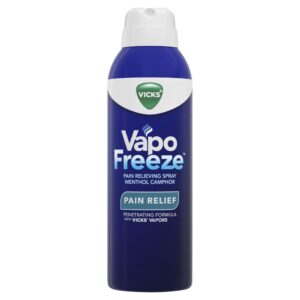 Vicks VapoFreeze Menthol Pain Relief - Front Packaging With Key Benefits | Original Packaging Curat Cart