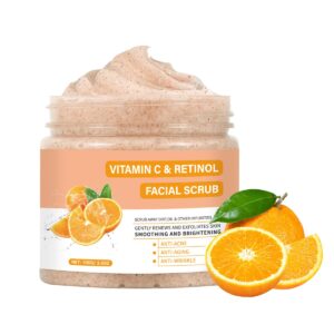 Discover the premium imported Vitamin C Face Scrub Exfoliating Wash from Curat Cart, perfect for smoothing and brightening skin.
