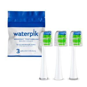 Premium imported Waterpik Sensonic replacement brush heads ensure superior dental care. Available at Curat Cart.