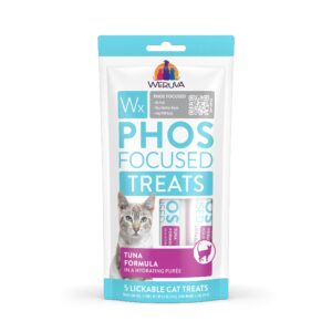 Weruva Tuna Formula Cat Treats, premium imported pet snacks in a hydrating purée, available at Curat Cart.