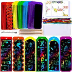 Explore premium imported Winlyn Magic Color Scratch Bookmarks, featuring vibrant colors and unique designs, available at Curat Cart.