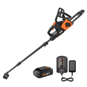 WORX Cordless Chainsaw Pole Saw, a premium imported tool ideal for effortless pruning, available at Curat Cart.