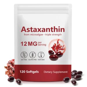 Xaarty Premium Astaxanthin 12mg, Natural - Detailed View 1 | Authentic Curat Cart Stock