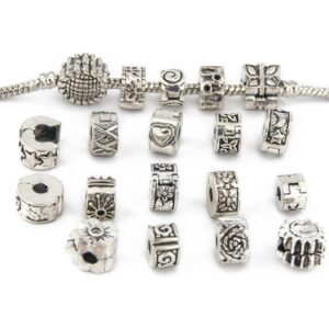 Yeshan Antique Silver Clip Lock Bead Cha - Detailed View 1 | Authentic Curat Cart Stock