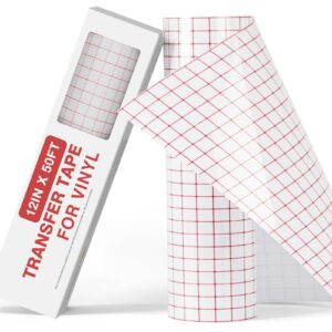 YRYM HT Clear Vinyl Transfer Paper Tape - Front Packaging With Tape Display | Authentic Curat Cart Stock