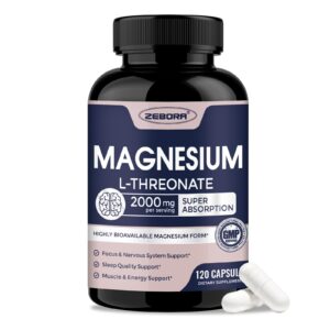 ZEBORA Magnesium L-Threonate offers superior absorption for focus, energy, and sleep support. A premium import available at Curat Cart.